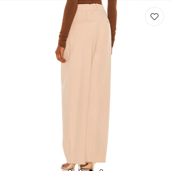 RE ONA Suit Trousers in Sand - Picture 3 of 4